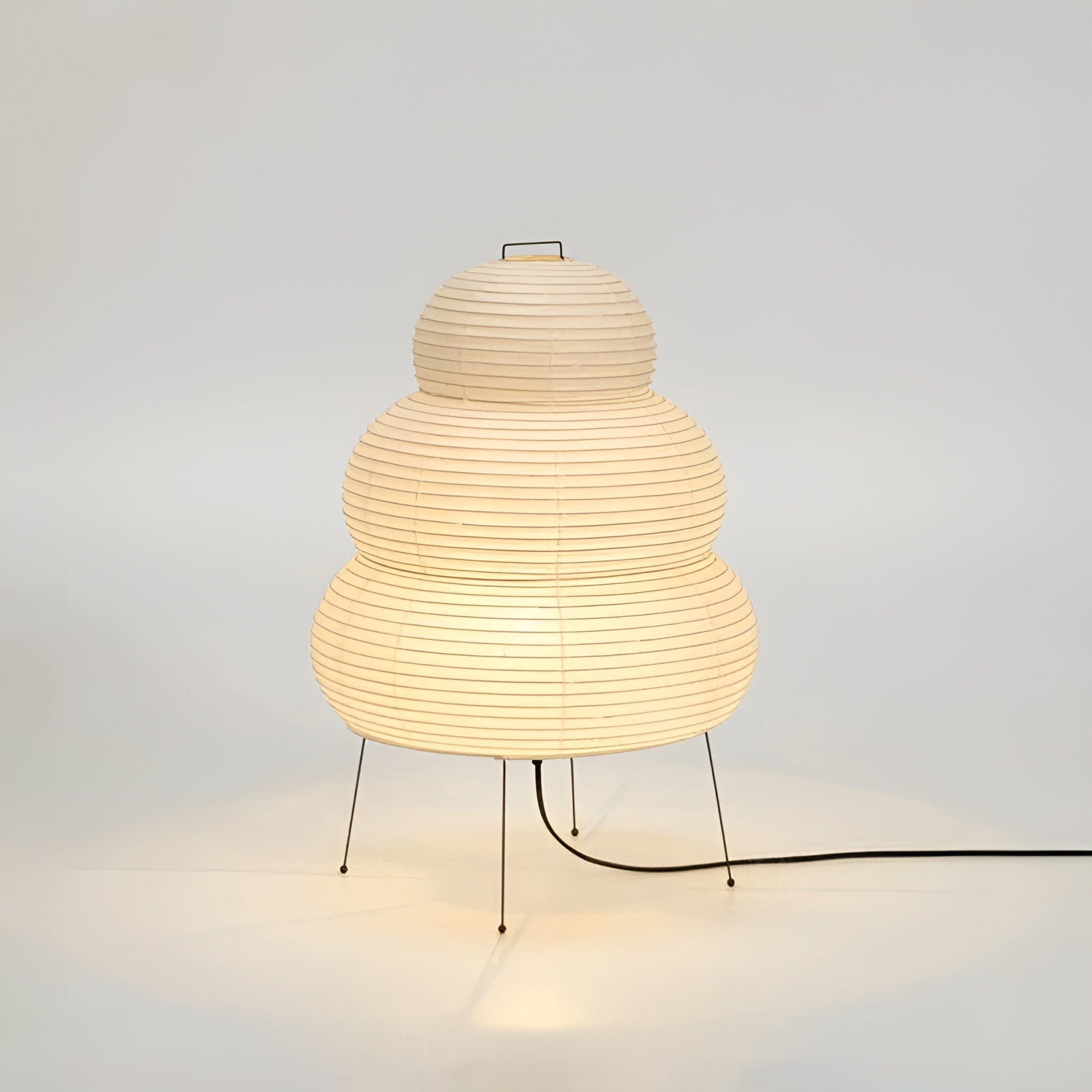 Aurelle | Elegante Reispapier-Stehlampe für eine ruhige natürliche Atmosphäre