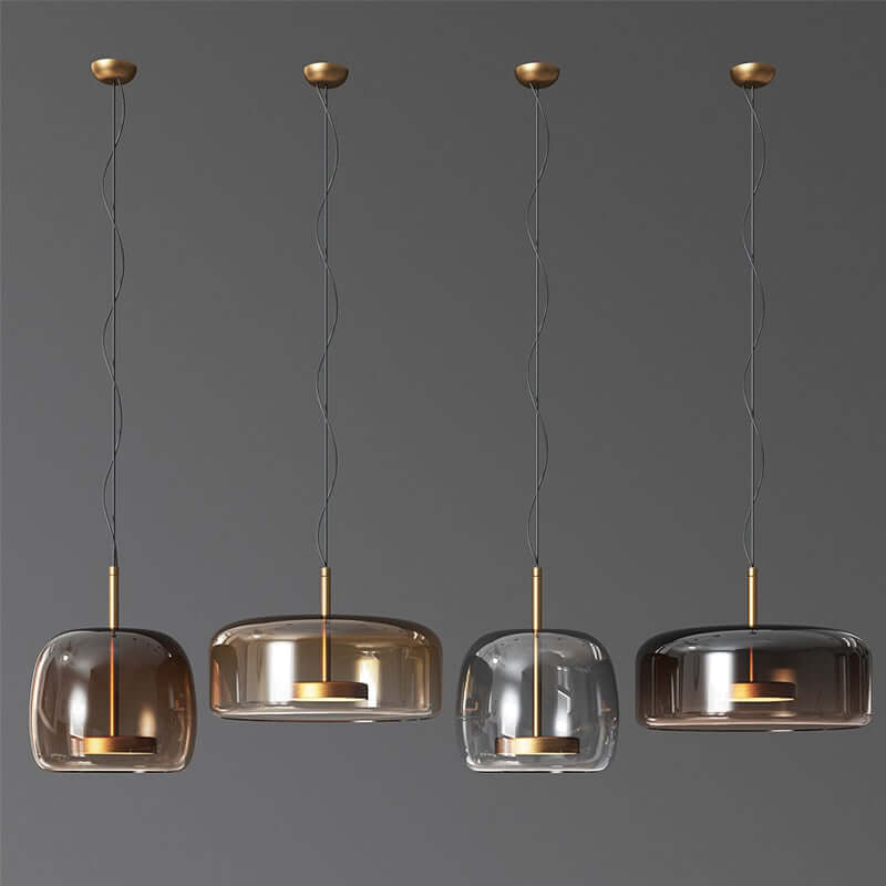 Elegant glass pendant light 2