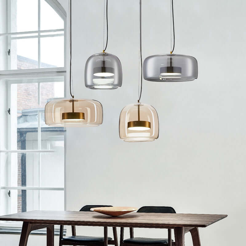 Elegant glass pendant light 4