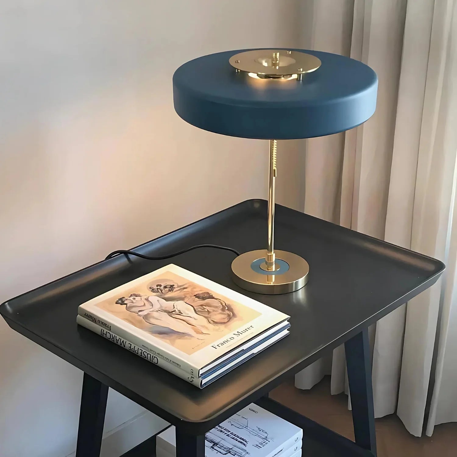 Lumenora | Elegant Blue Table Lamp for a Stylish Home