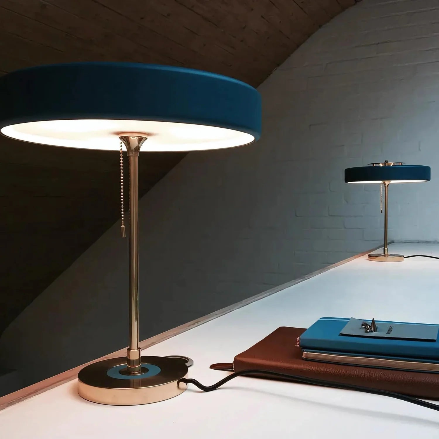 Lumenora | Elegant Blue Table Lamp for a Stylish Home
