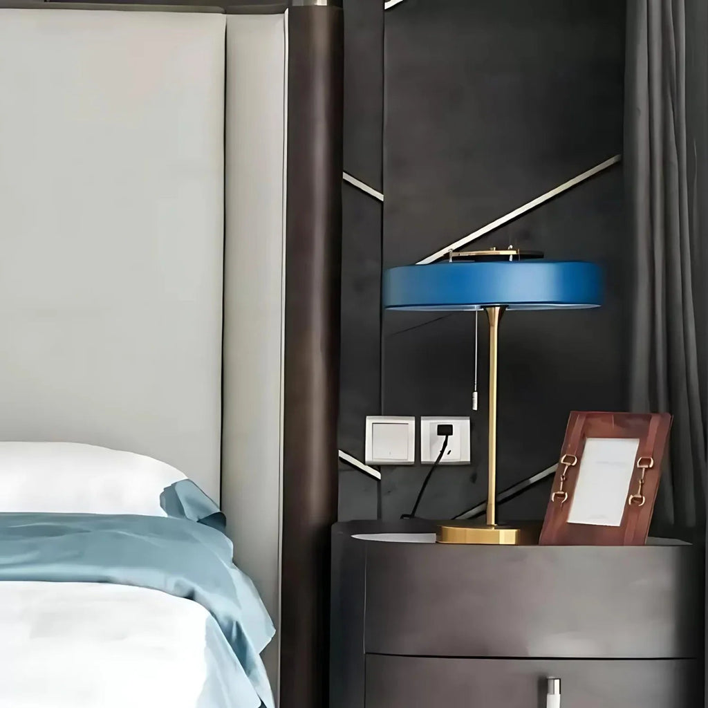 Lumenora | Elegant Blue Table Lamp for a Stylish Home