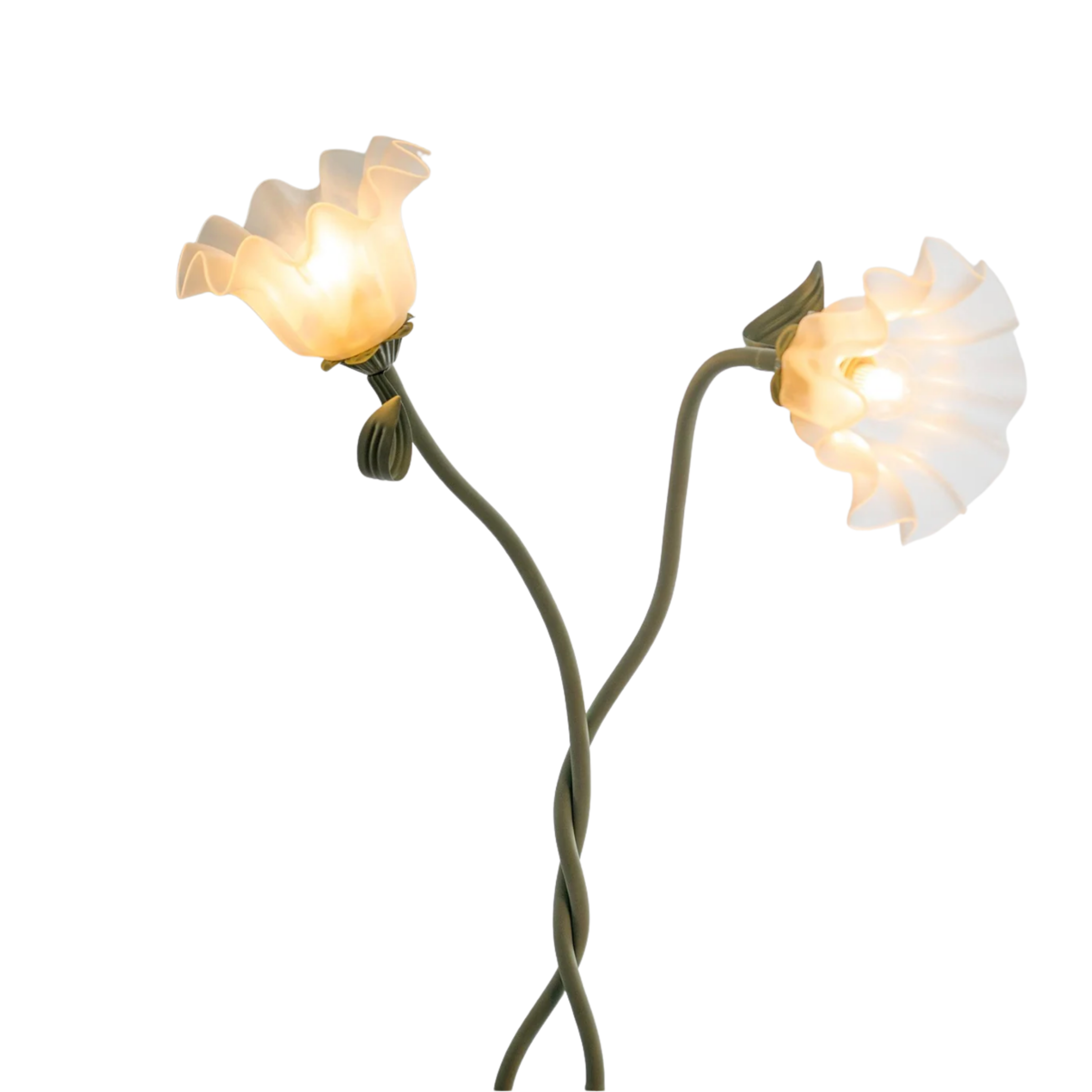 Liora | Elegant Floor Lamp Featuring Soft White Petals