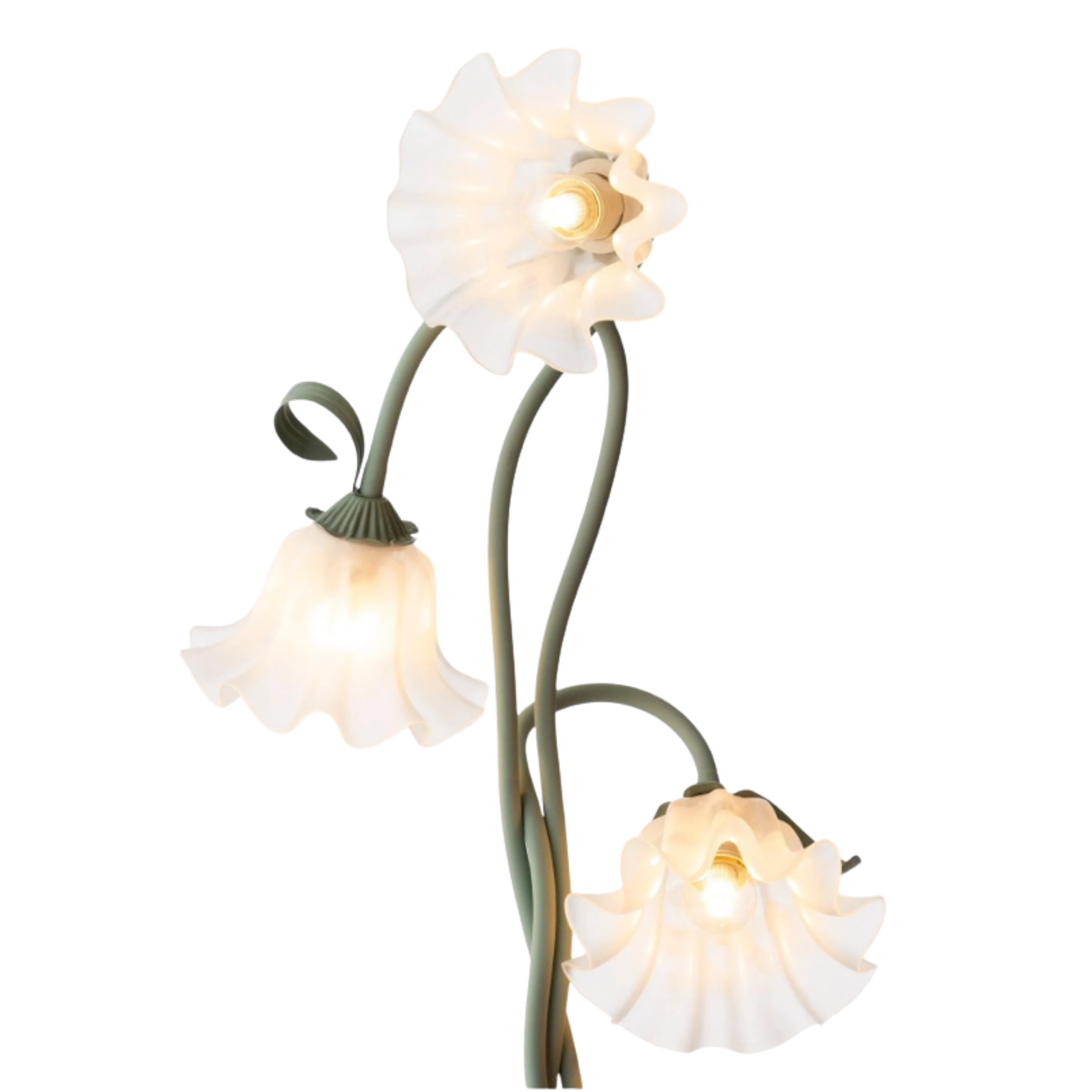 Liora | Elegant Floor Lamp Featuring Soft White Petals