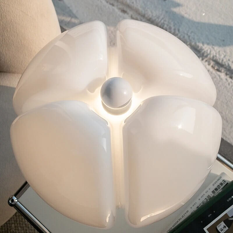 Flower table lamp LED acrylic modern design 4