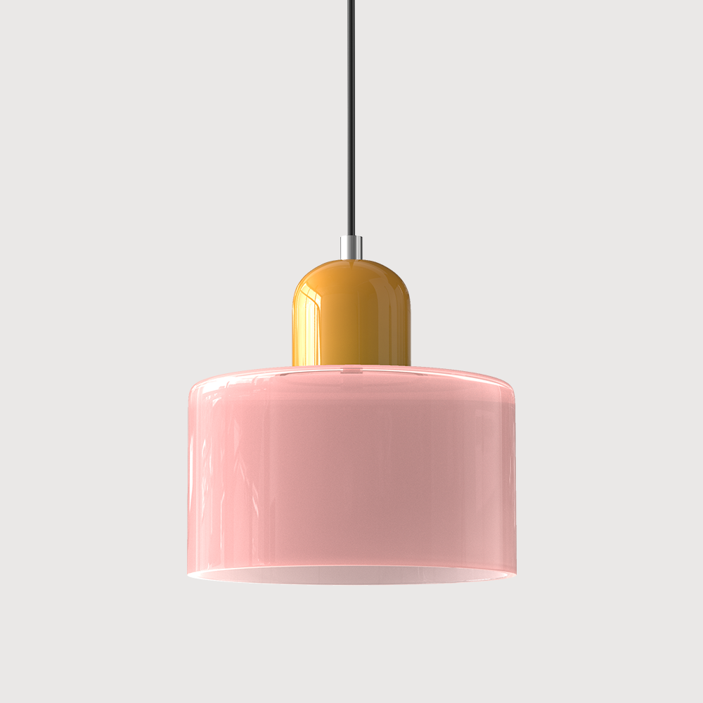 Contemporary Colorful Glass Pendant Light for Kitchen Island