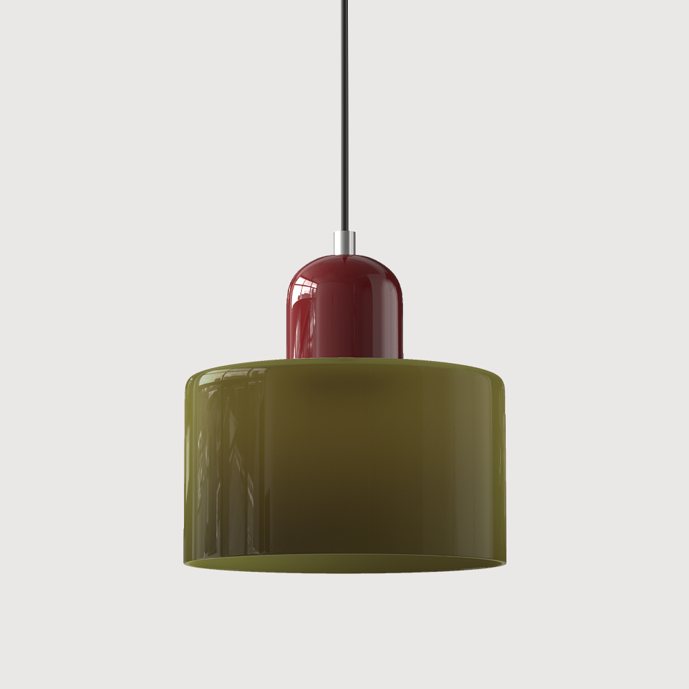 Contemporary Colorful Glass Pendant Light for Kitchen Island
