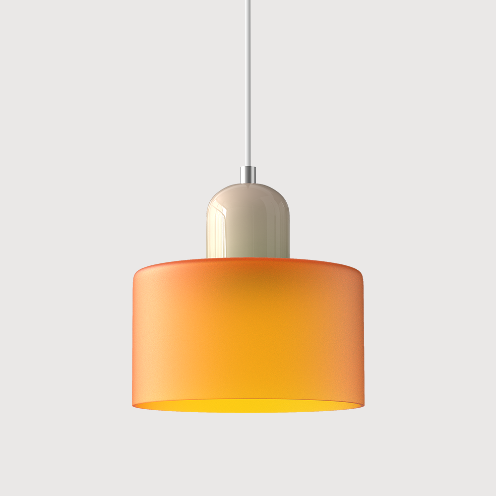 Contemporary Colorful Glass Pendant Light for Kitchen Island