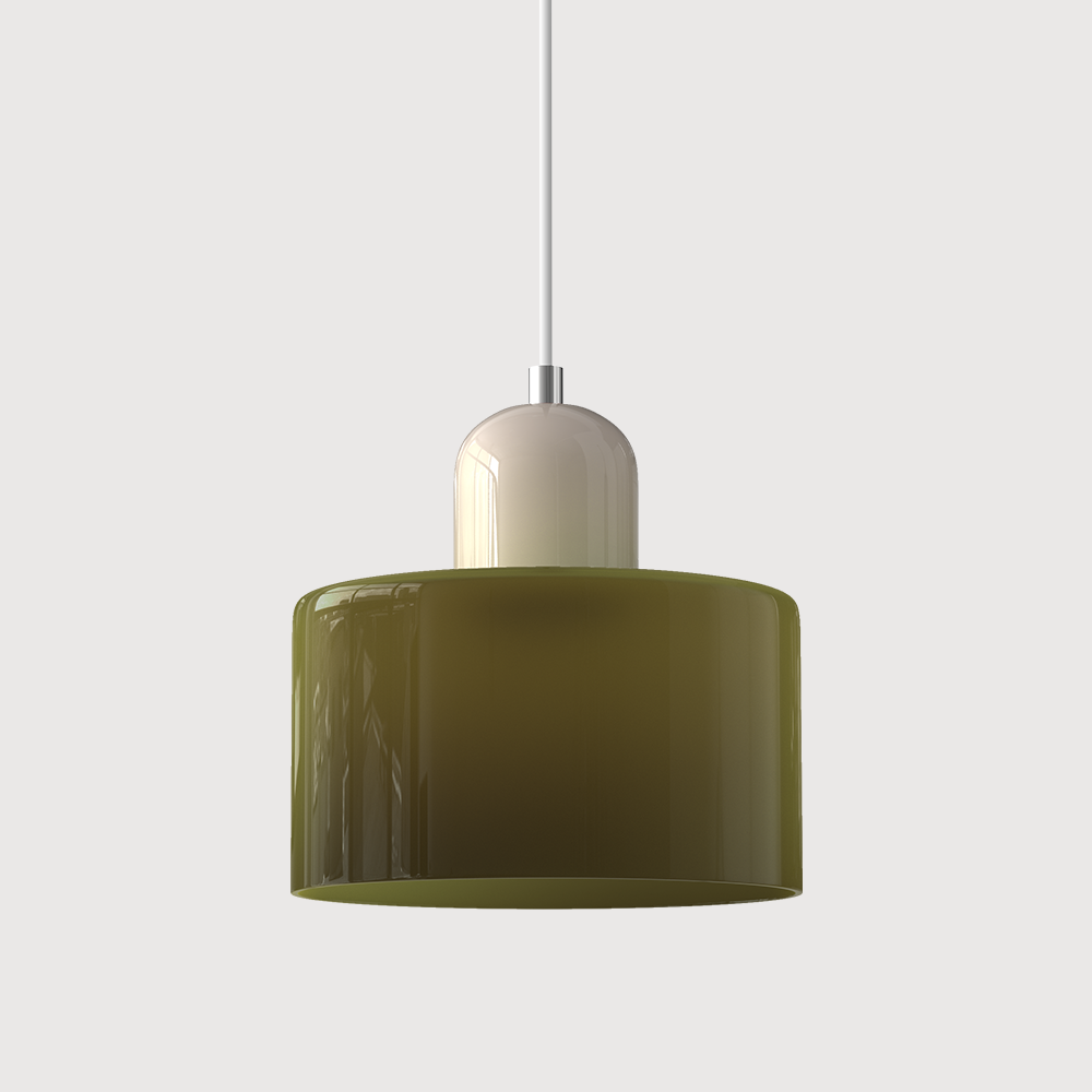 Contemporary Colorful Glass Pendant Light for Kitchen Island