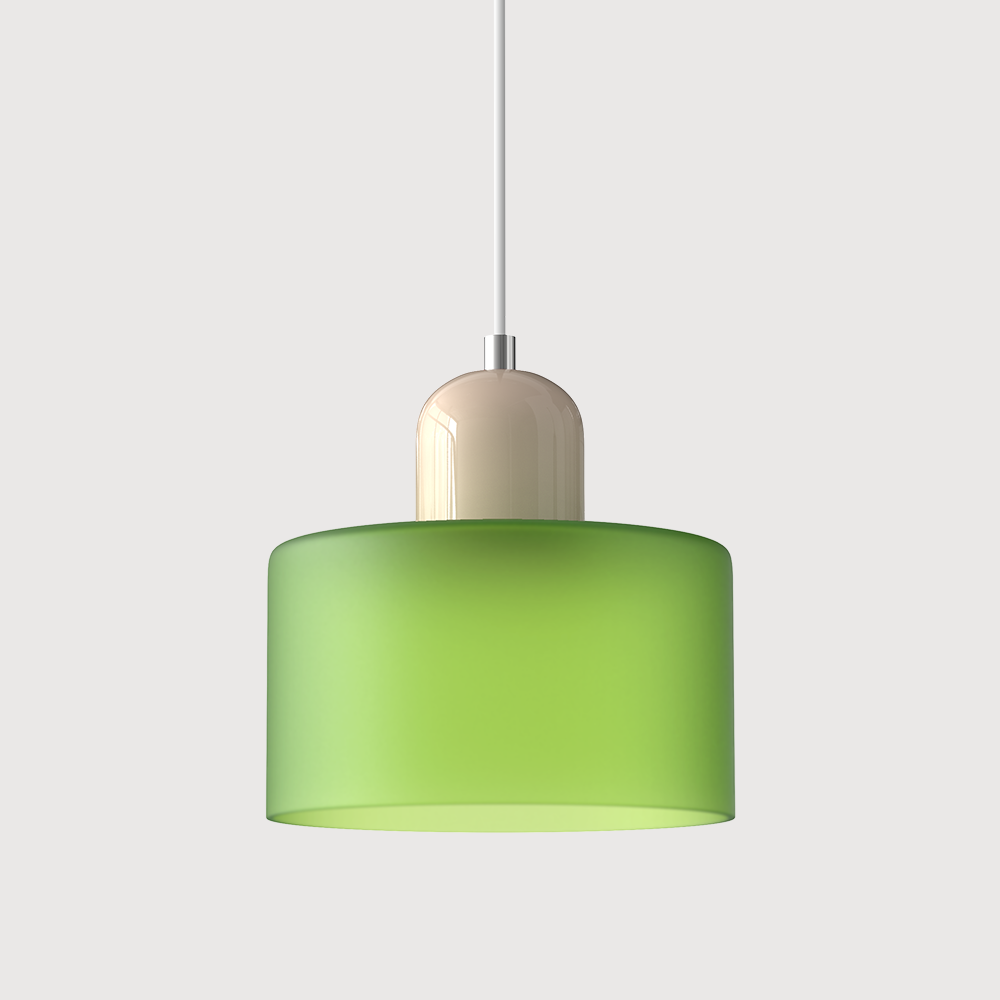 Contemporary Colorful Glass Pendant Light for Kitchen Island