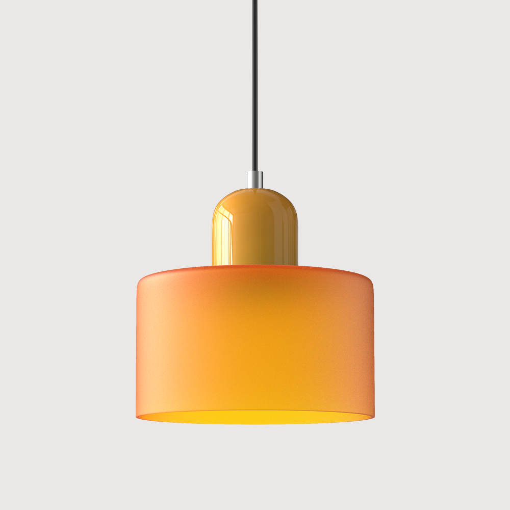 Contemporary Colorful Glass Pendant Light for Kitchen Island