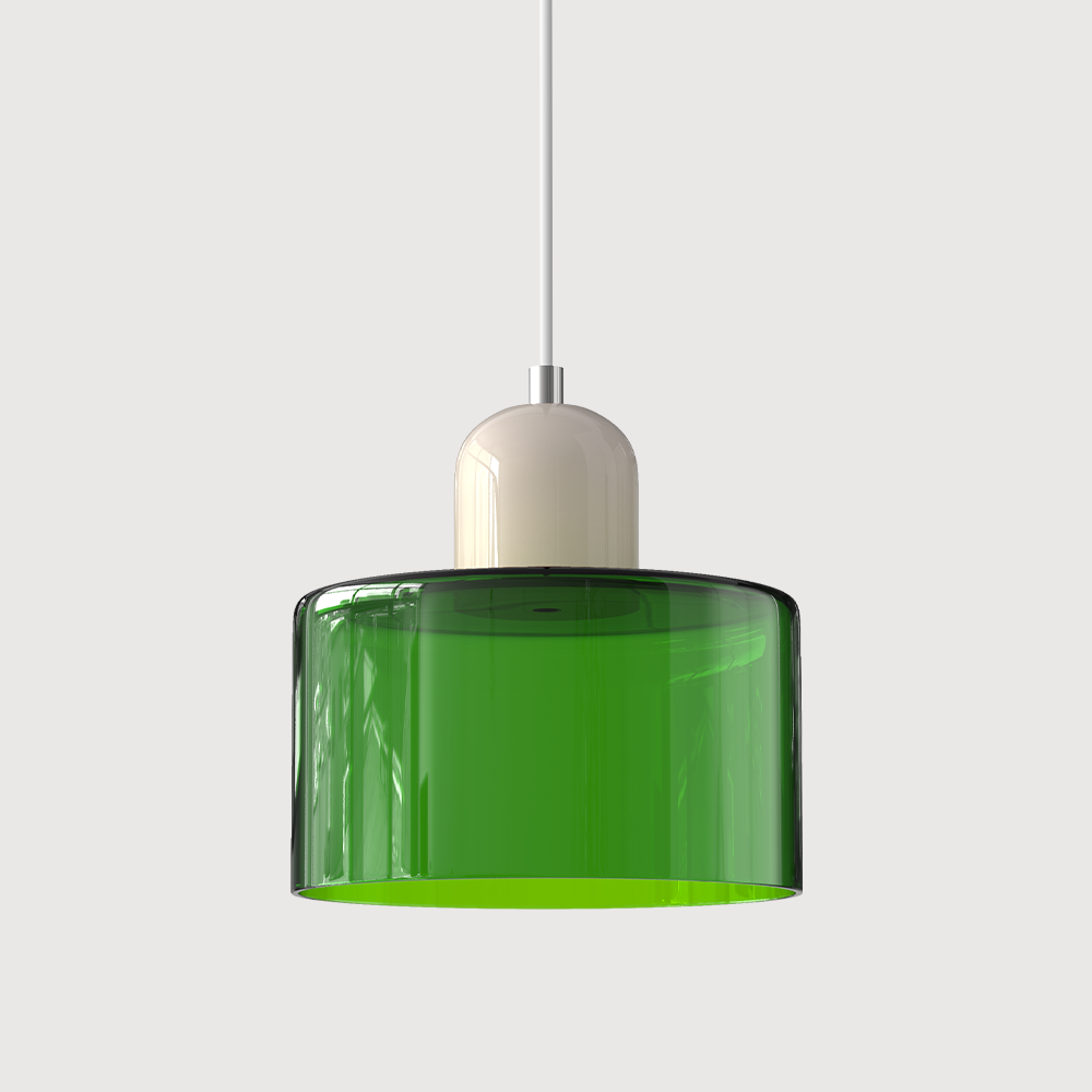 Contemporary Colorful Glass Pendant Light for Kitchen Island