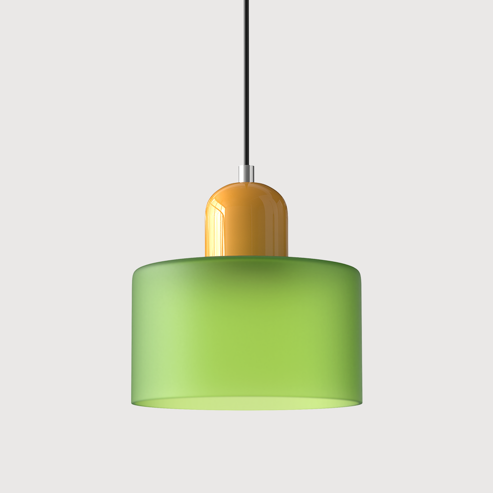 Contemporary Colorful Glass Pendant Light for Kitchen Island