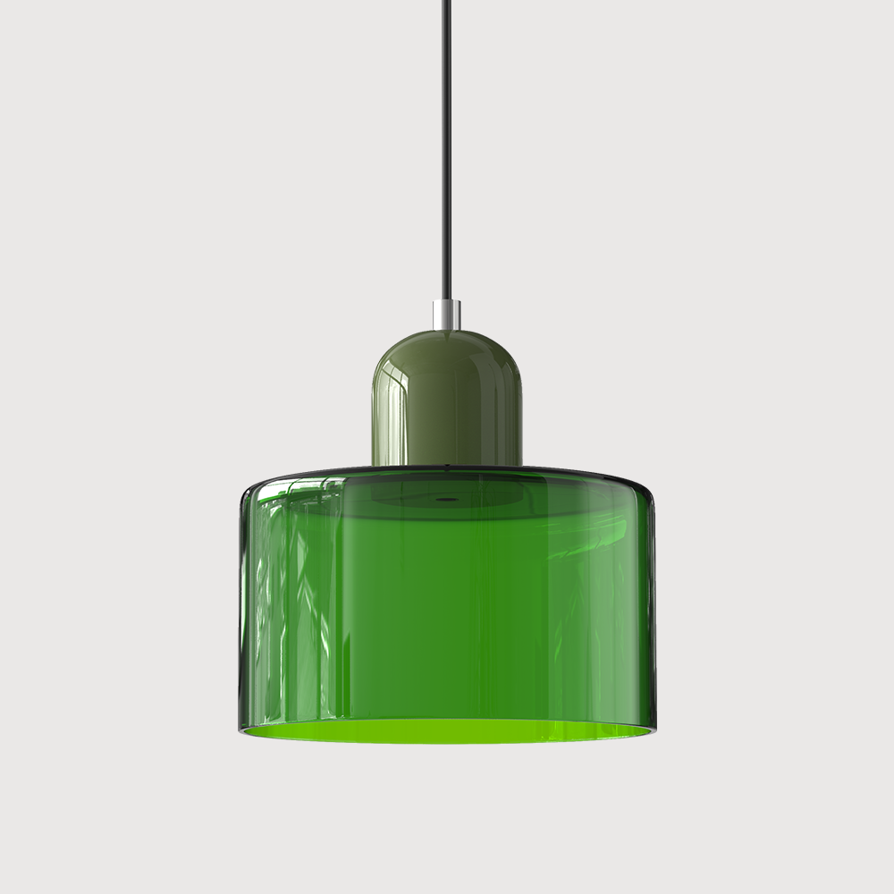 Contemporary Colorful Glass Pendant Light for Kitchen Island