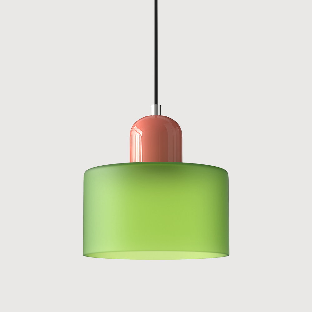 Contemporary Colorful Glass Pendant Light for Kitchen Island