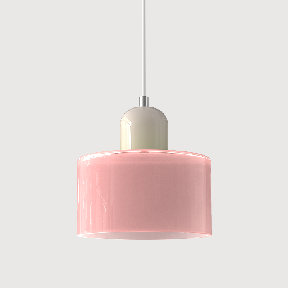 Contemporary Colorful Glass Pendant Light for Kitchen Island