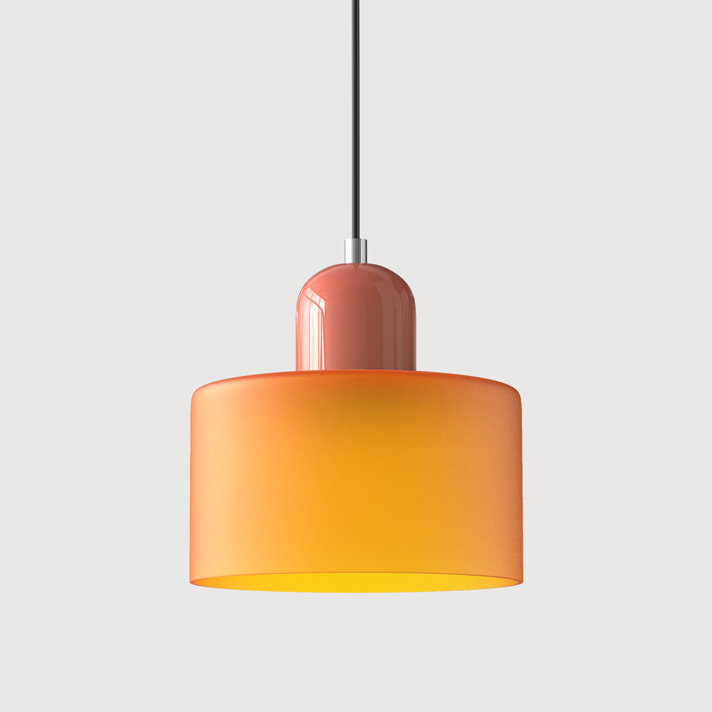 Contemporary Colorful Glass Pendant Light for Kitchen Island