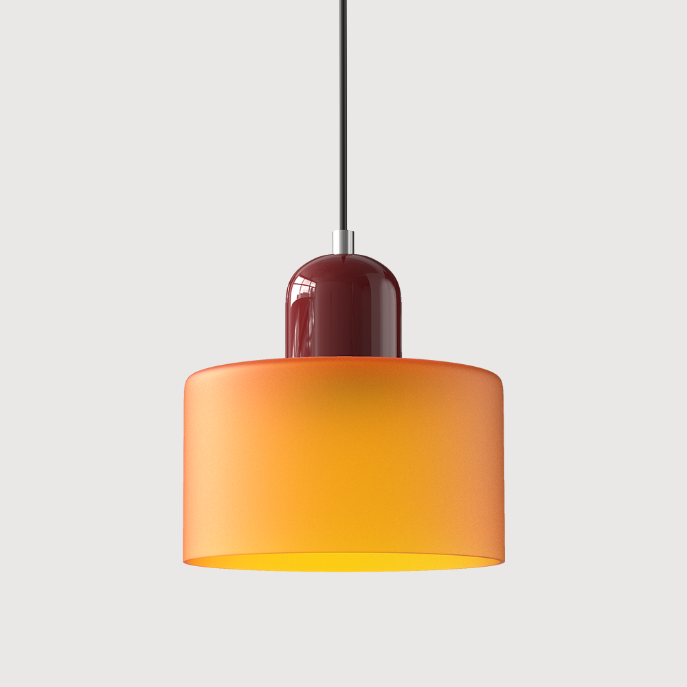 Contemporary Colorful Glass Pendant Light for Kitchen Island