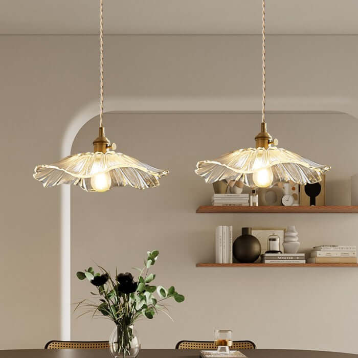 Glass pendant lamp vintage design lamp 1