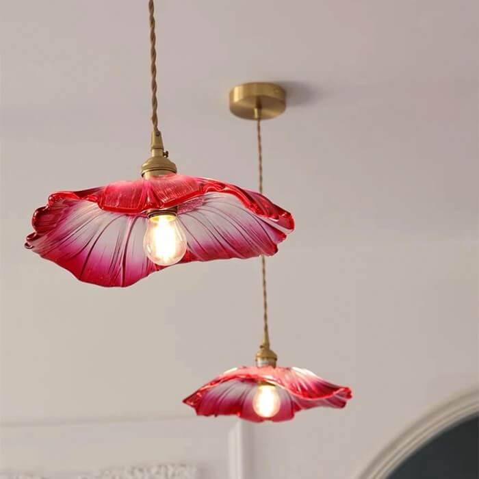 Glass pendant lamp vintage design lamp 3
