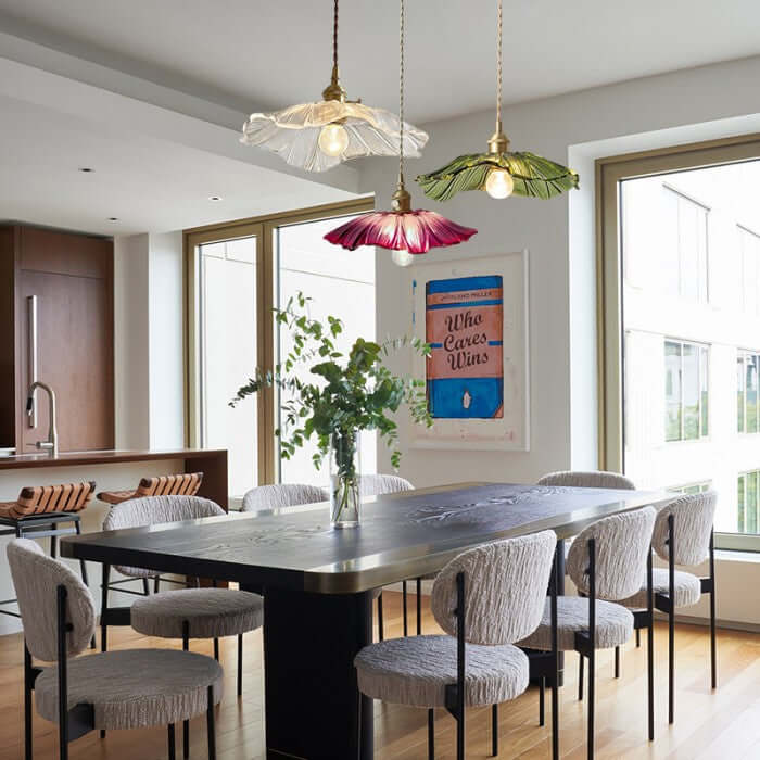 Glass pendant lamp vintage design lamp 8