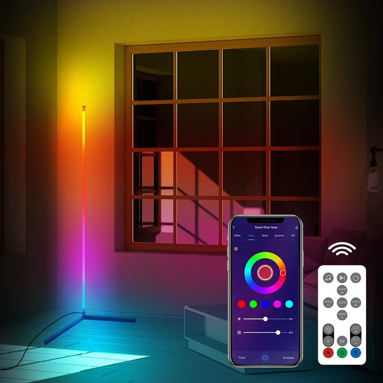 LumaLink | Smart Voice-Controlled LED Floor Lamp