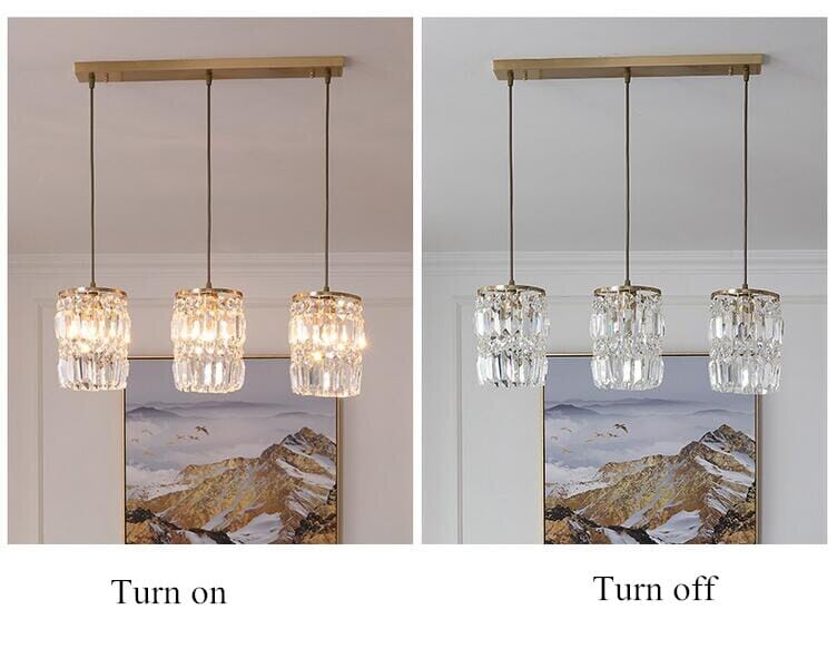 Eloria Crystal Pendants Laser Cut Hand Polished Shine