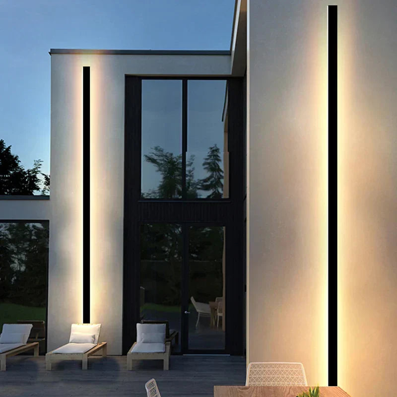 Cortia Modern LED Outdoor Wall Lamp, IP65 Waterproof Porch, Patio and Garden Light for Garage and Exterior