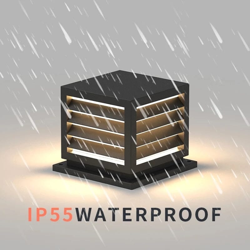 AuroraCourt Waterproof Courtyard Post Light Outdoor Use