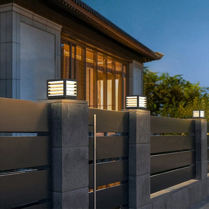 AuroraCourt Waterproof Courtyard Post Light Outdoor Use