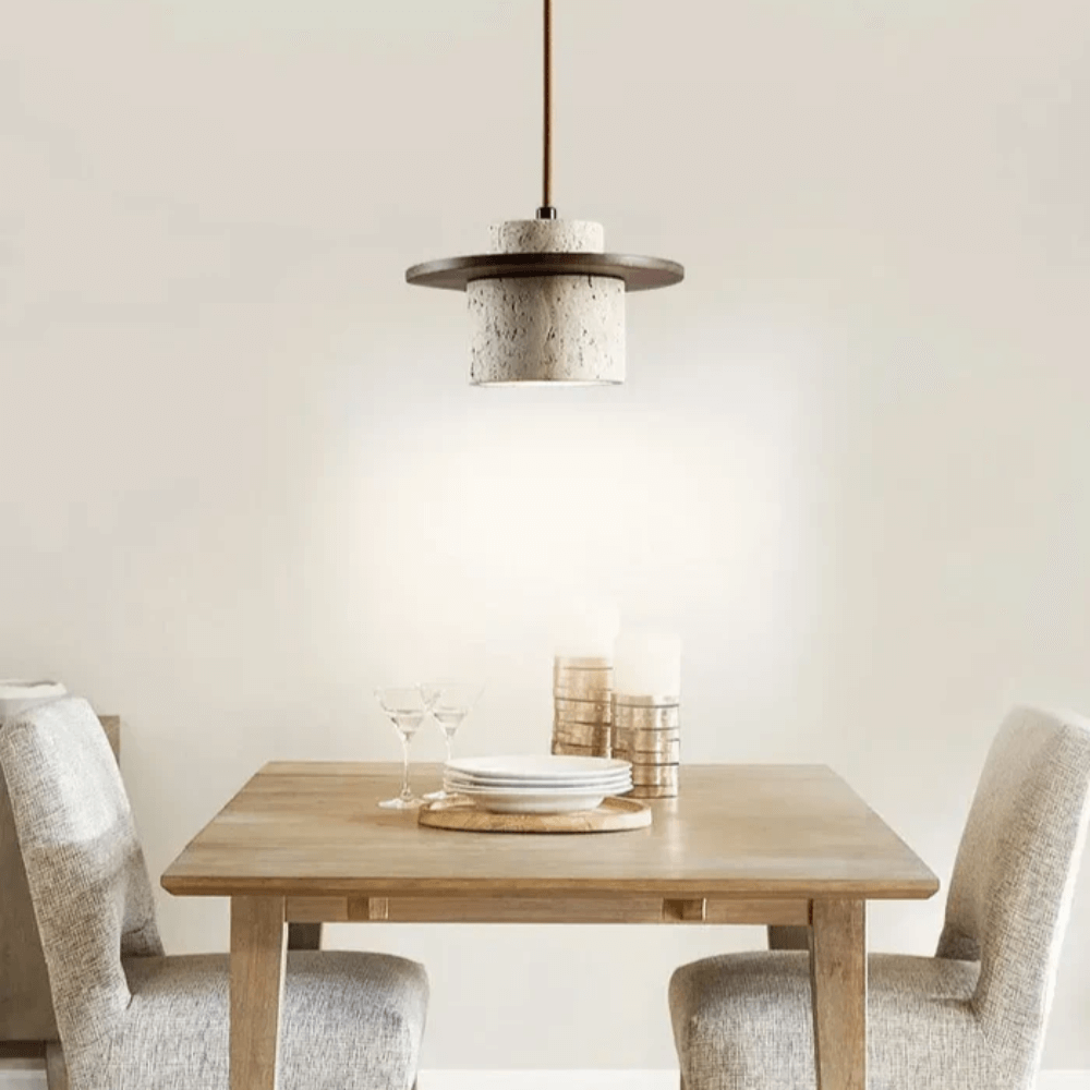 Hanging lamp travertine design lamp 0