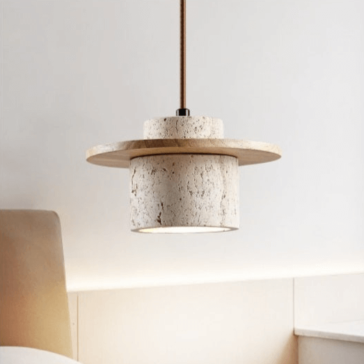 Hanging lamp travertine design lamp 1