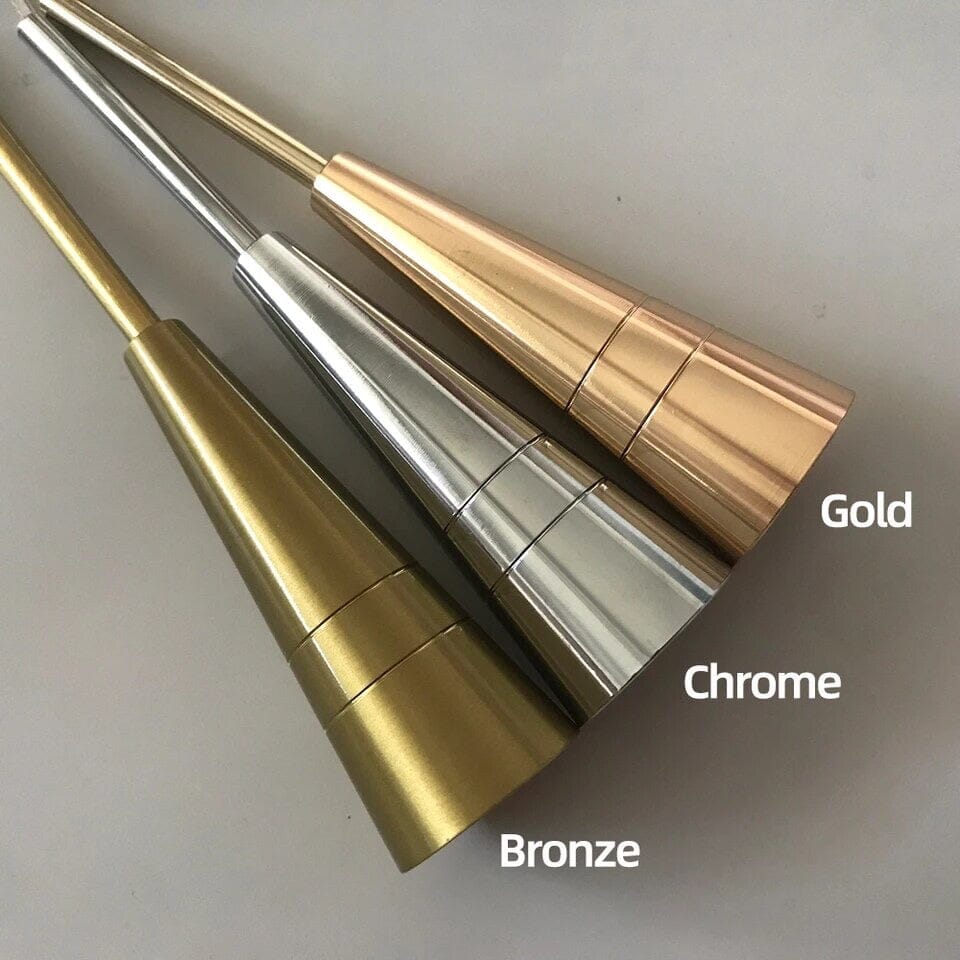 Aurelia goldene Tropfen-Hängeleuchte mit Kristallglanz