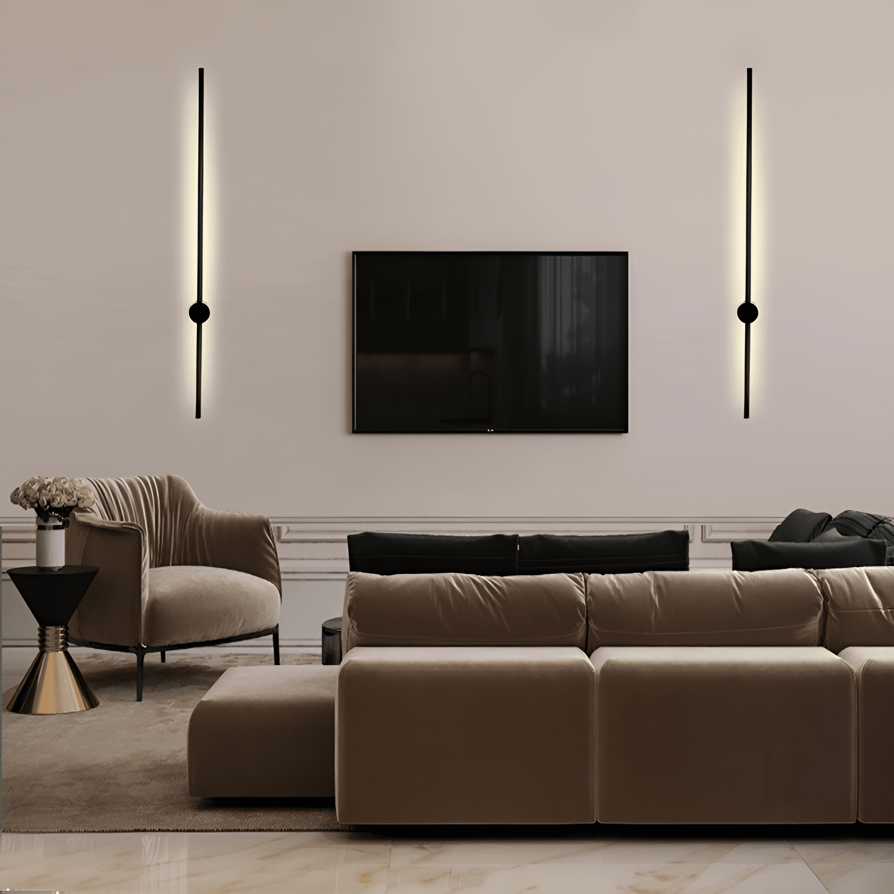 AstraLume Moderne Eisen-Wandlampe für Pfostenleuchten