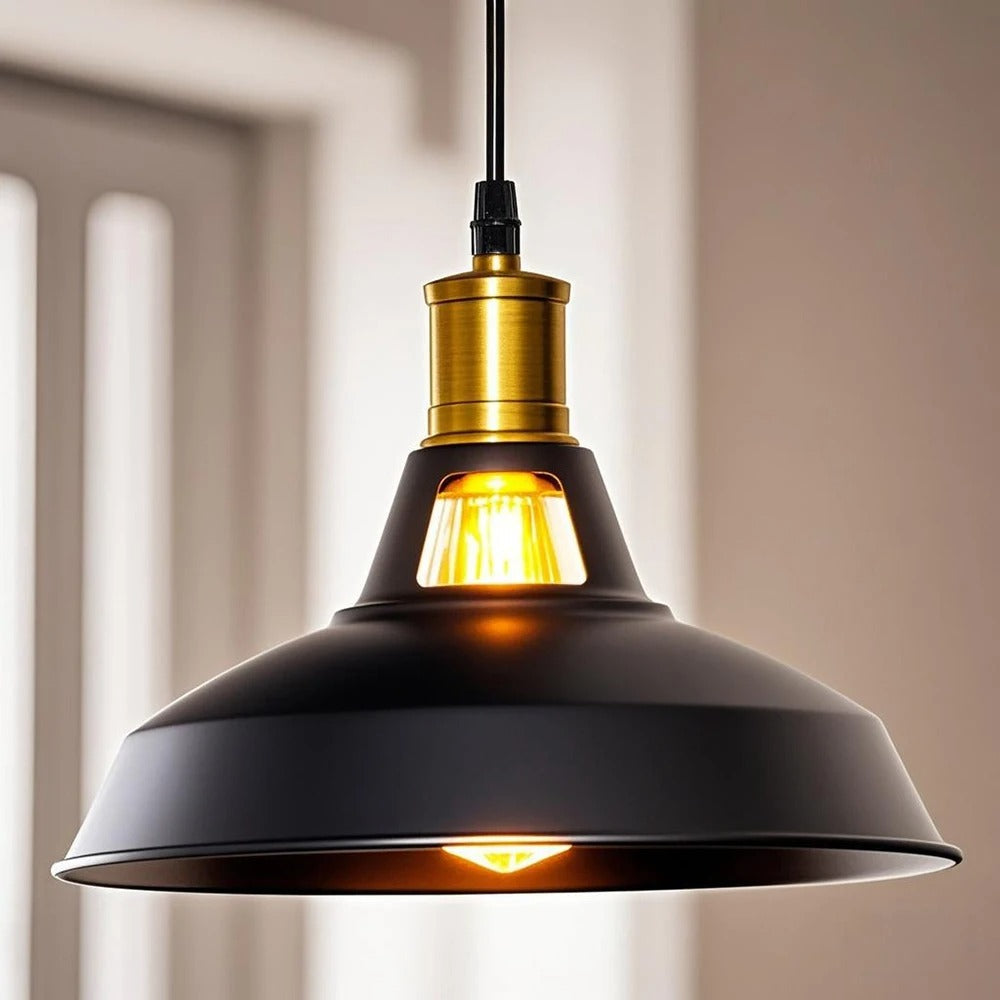 Industrial Metal Pendant Light
