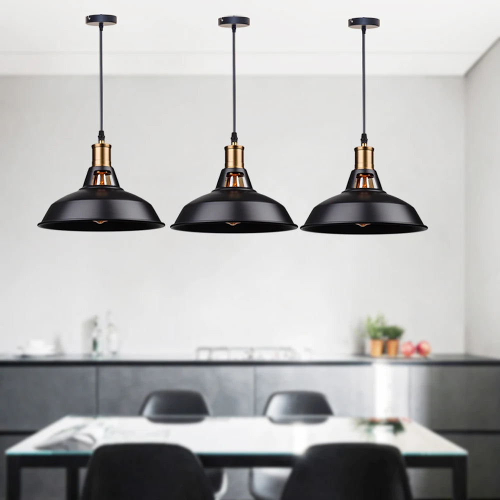 Industrial Metal Pendant Light