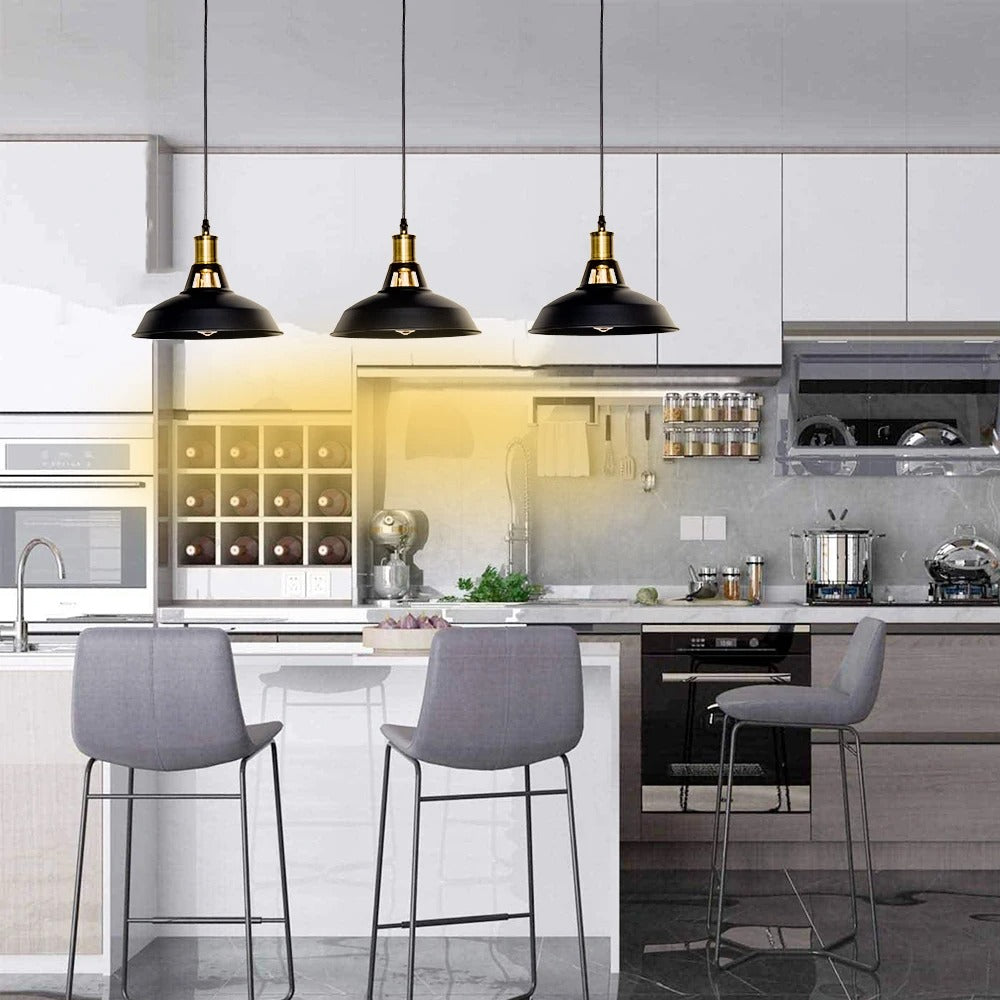 Industrial Metal Pendant Light