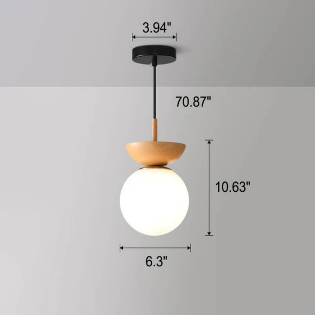 Kaze | Japanese-Inspired Minimalist LED Ceiling Light For Warm Ambience