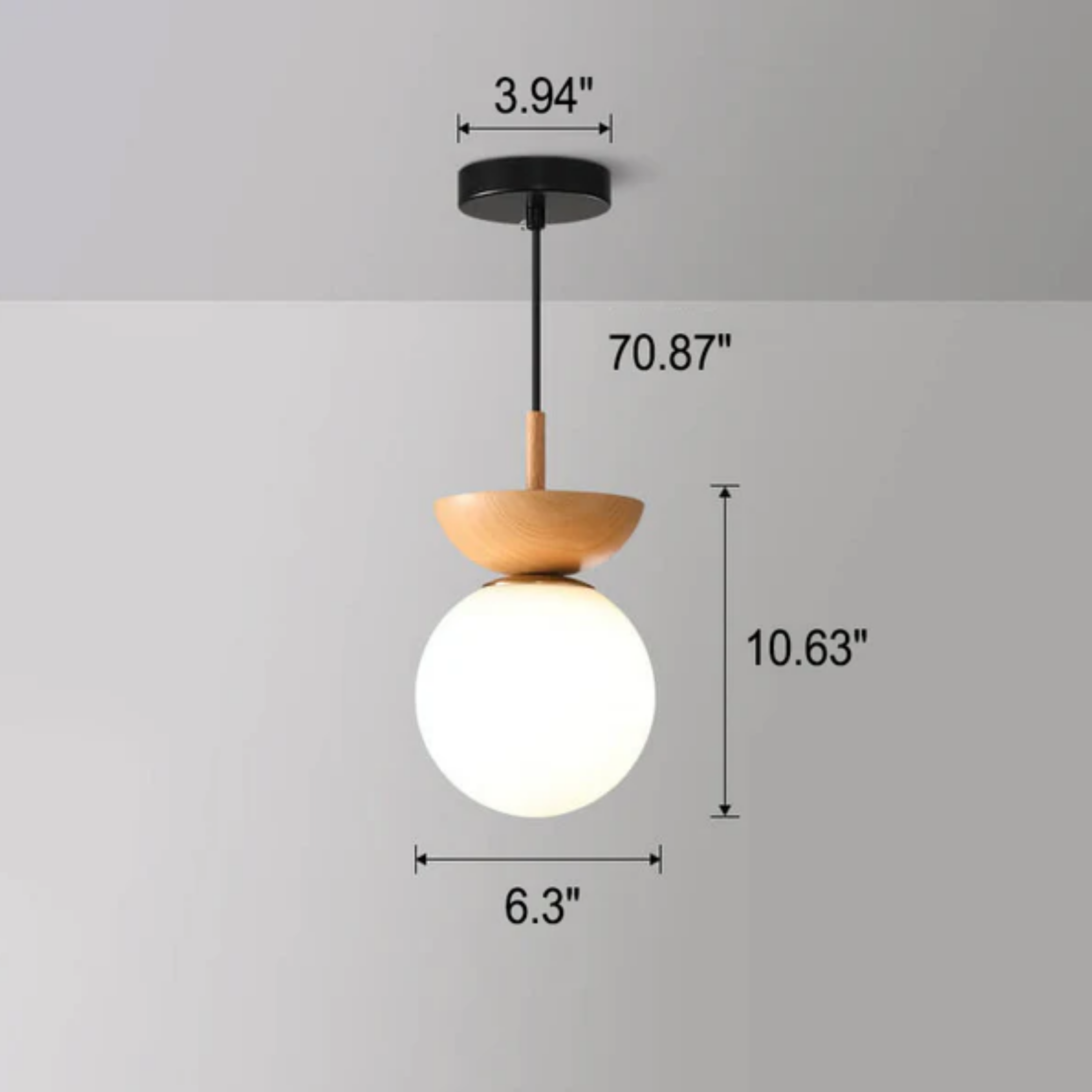 Kaze | Japanese-Inspired Minimalist LED Ceiling Light For Warm Ambience