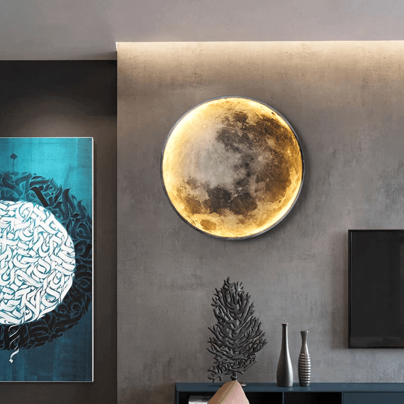 LED moon lamp with color change & dimmable 1