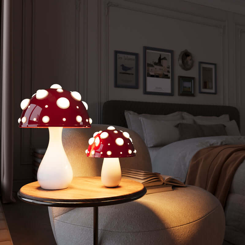 LED table lamp mushroom design 0