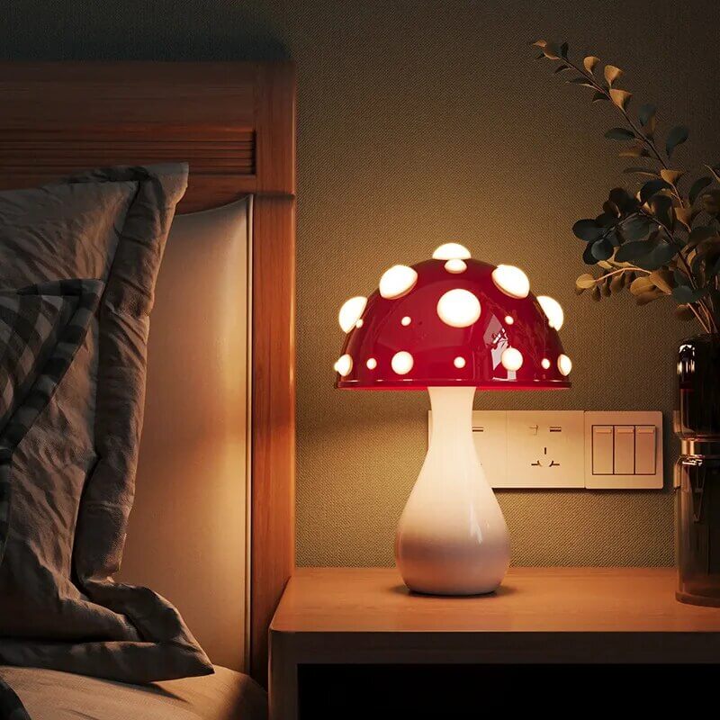 LED table lamp mushroom design 1