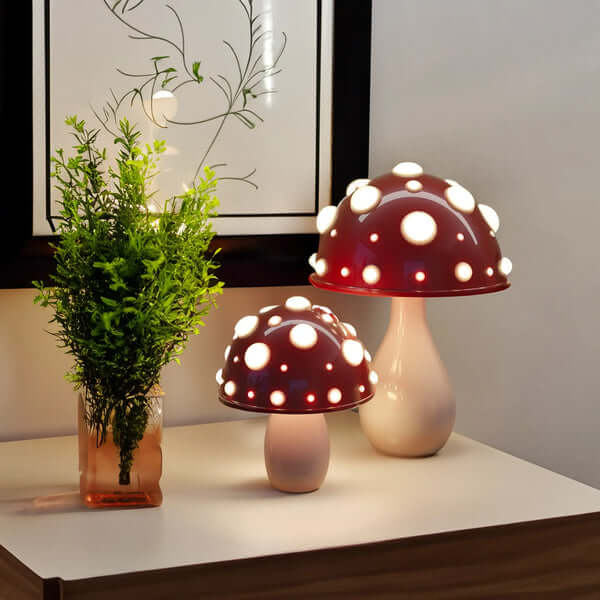 LED table lamp mushroom design 2