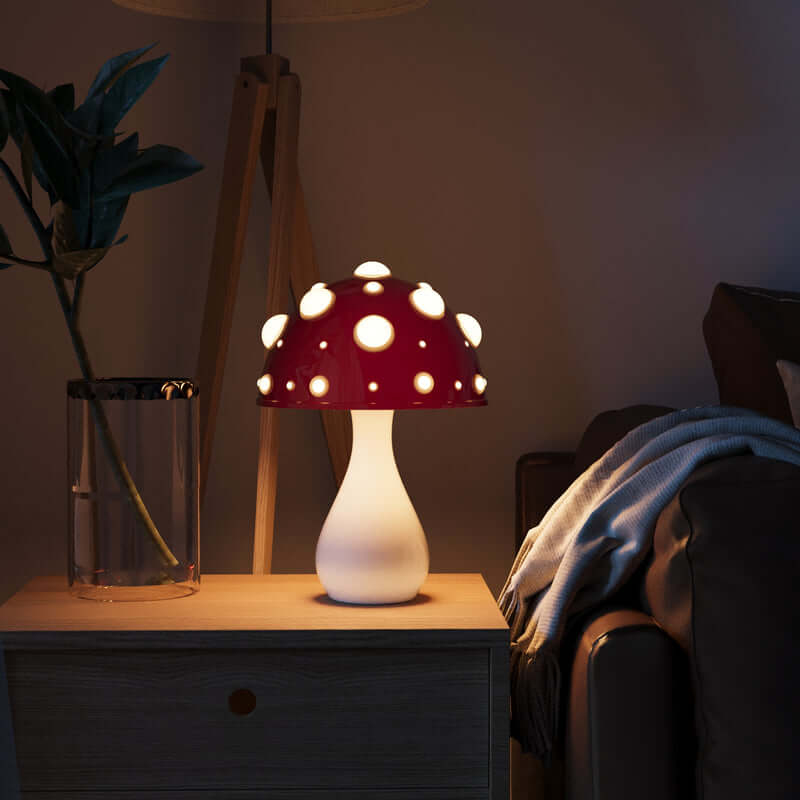 LED table lamp mushroom design 3