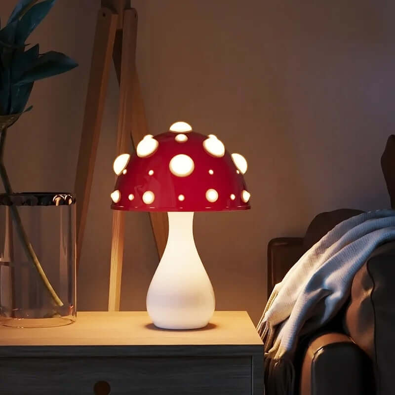 LED table lamp mushroom design 4