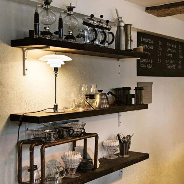 Haven Tiered Metal Table Lamp | Warm White LED With Cable Switch