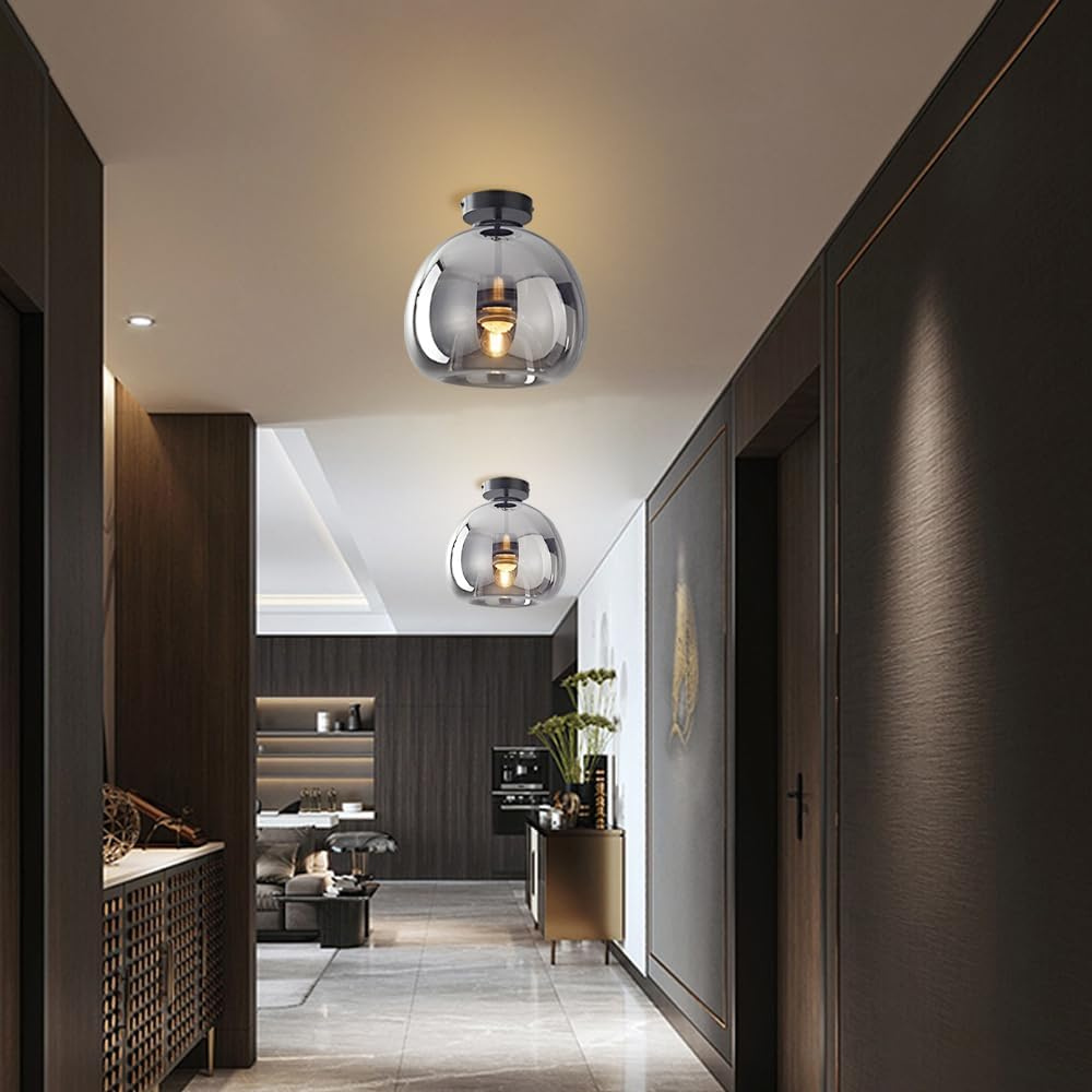 Solvian | Black Ceiling Light