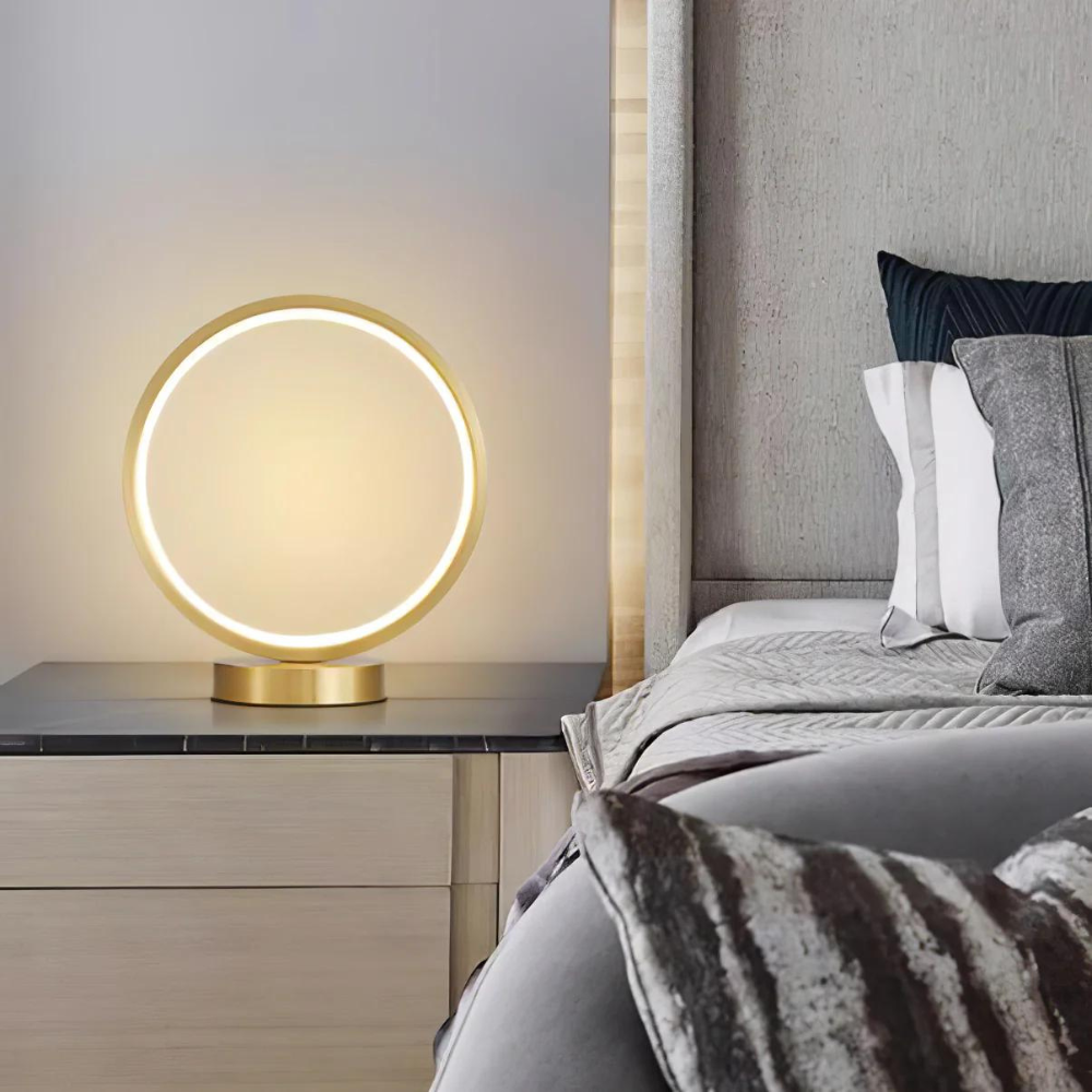 Lunara | Stylish Circle LED Table Lamp