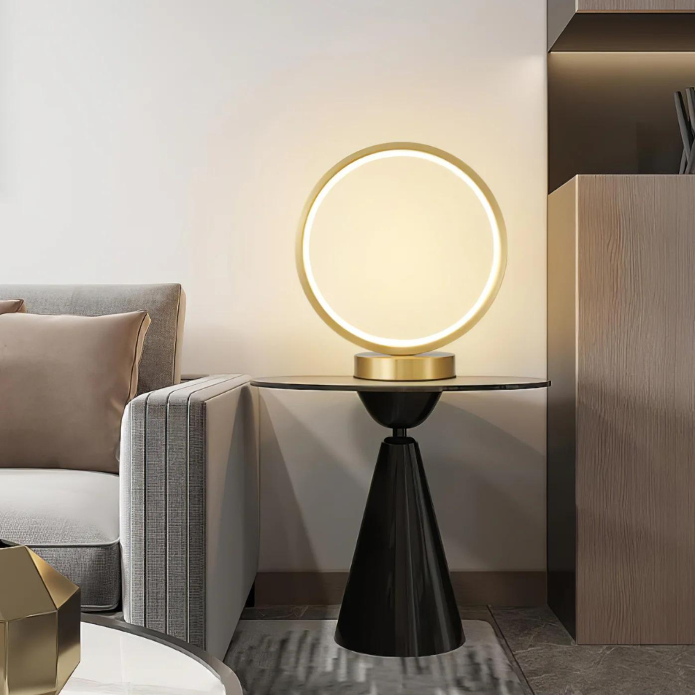 Lunara | Stylish Circle LED Table Lamp