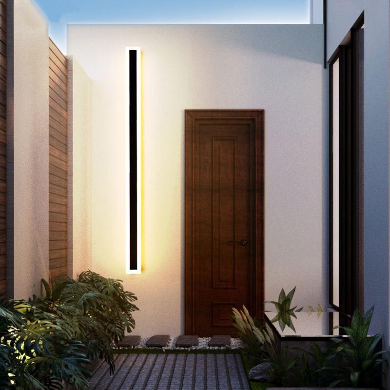 VelaRay | Outdoor LED Wall Light in Metal & Acrylic, IP65 Weatherproof, Available With Motion Sensor